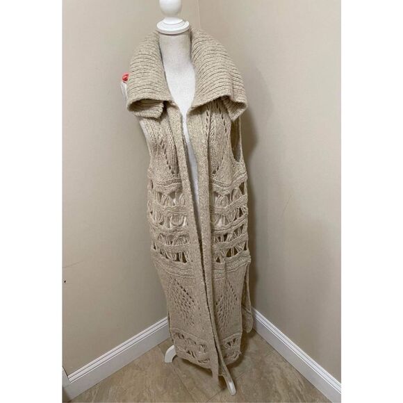 New Free People Snowmad Maxi Vest Size S - Picture 4 of 8